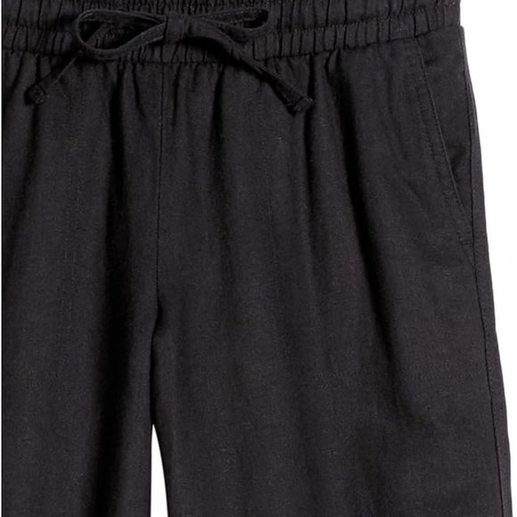 Black Linen Pants Size Small - Picture 3 of 6